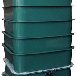 VermiHut Plus 5-Tray Worm Compost Bin ?C Easy Setup and Sustainable Design