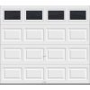 Clopay Classic Collection 8 ft. x 7 ft. 6.5 R-Value Insulated White Garage Door with Plain Window 111378