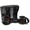 Cucinapro Double Coffee Brewer Station – Dual Coffee Maker Brews Two 12-Cup Pots