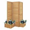 Yardistry Fusion Privacy Screen with Planters