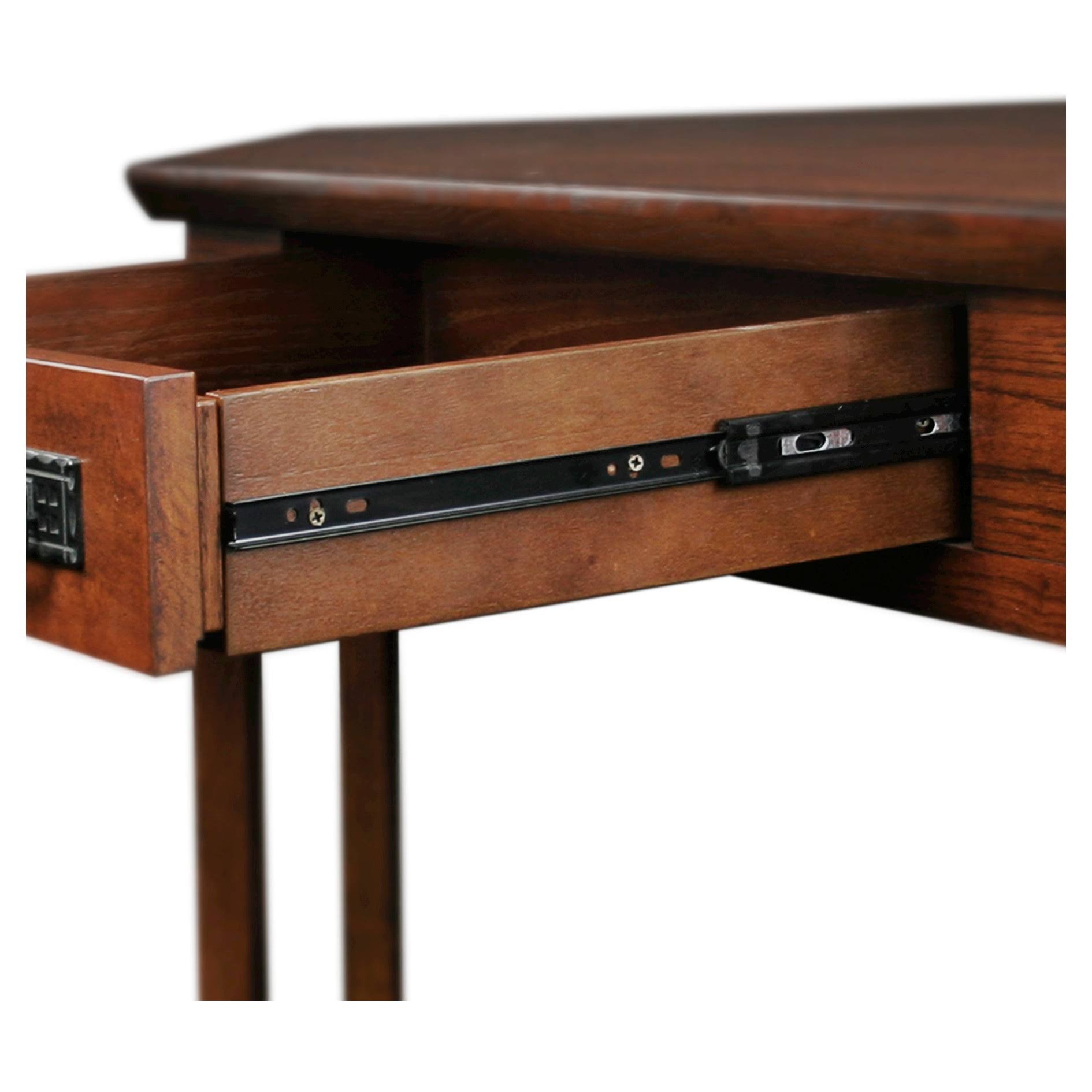 Leick Furniture Mission Corner Computer/Writing Desk, Oak - Image 4