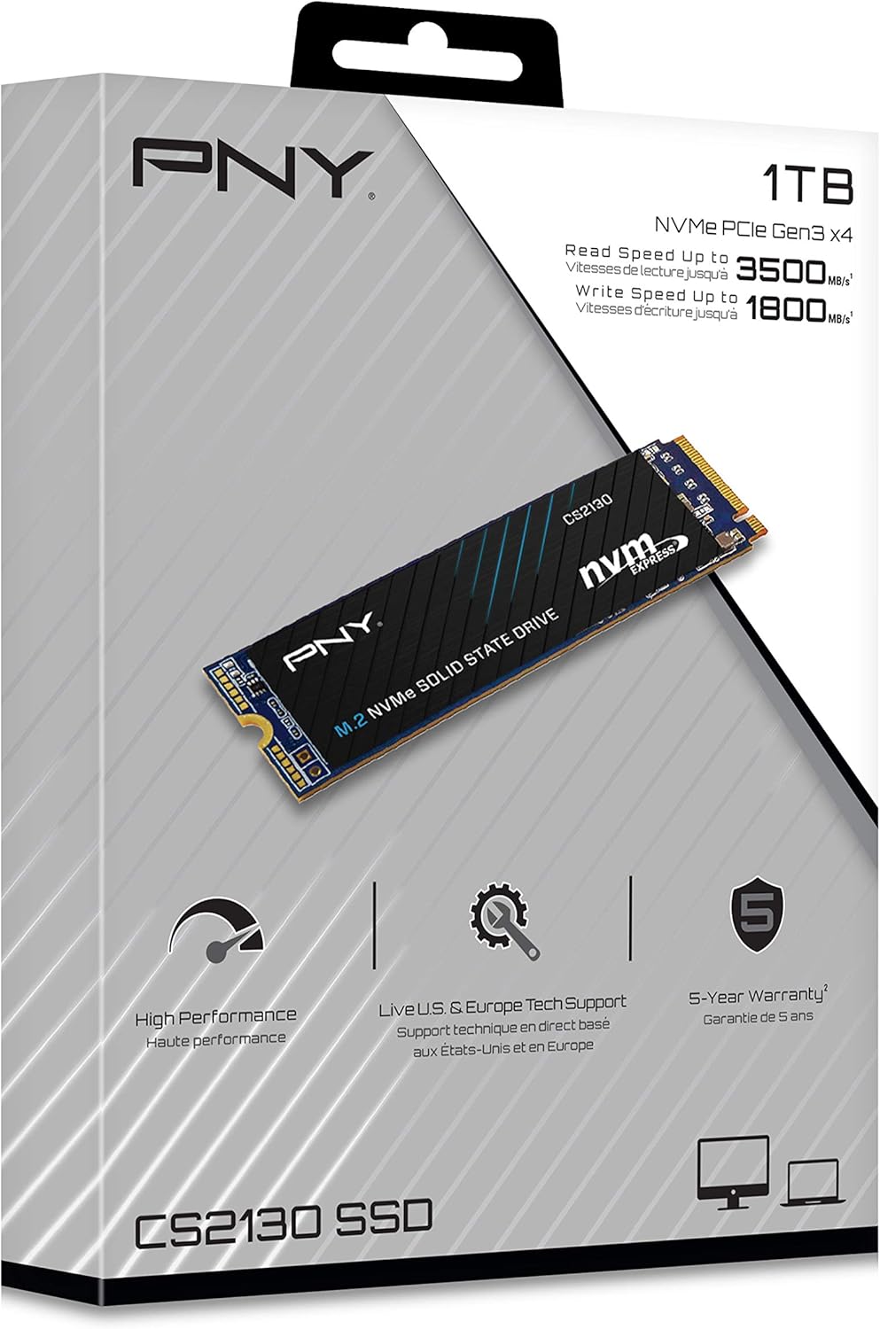 PNY CS2130 8TB M.2 NVMe Internal Solid State Drive (SSD) – M280CS2130-8TB-RB - Image 12