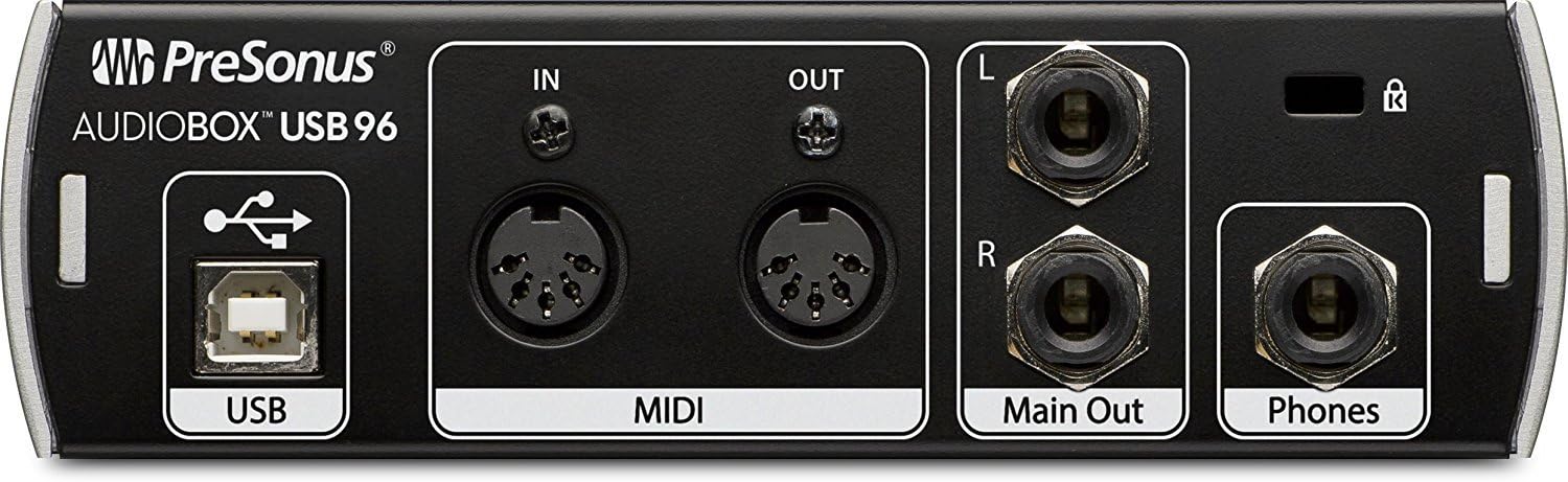 PreSonus AudioBox 96 Audio Interface (May Vary Blue or Black) Full Studio Bundle with Studio One Artist Software Pack with Eris 4.5 BT Pair Studio Bluetooth Monitors and 1/4?? Instrument Cable - Image 3