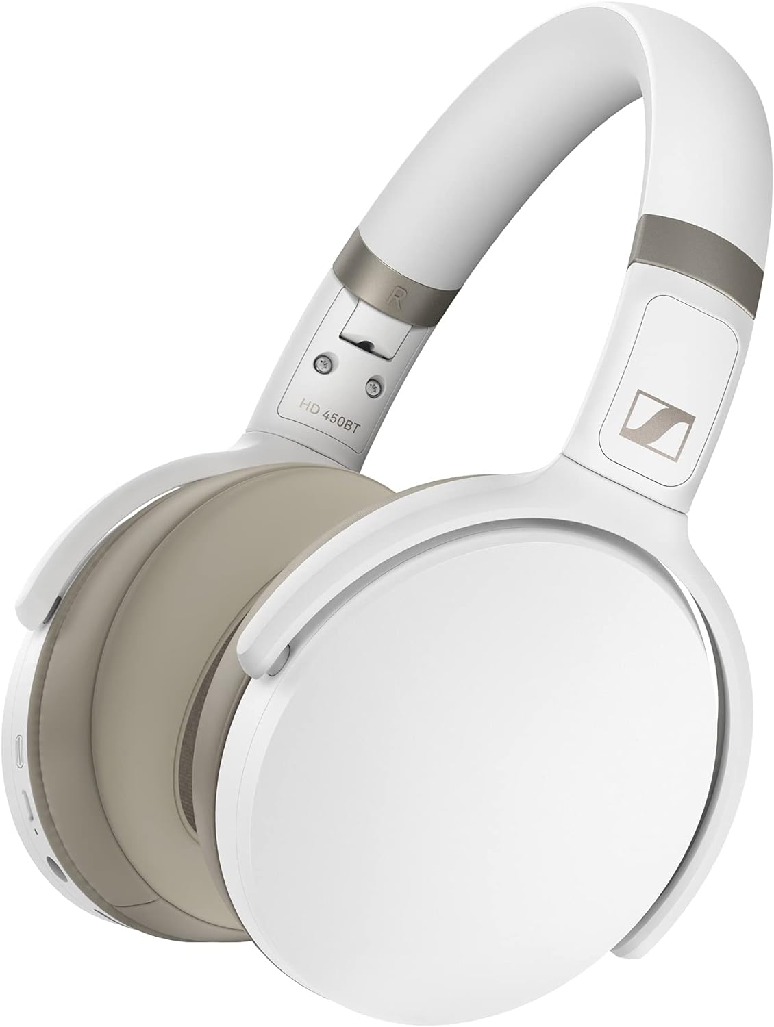 SENNHEISER HD 450BT Bluetooth 5.0 Wireless Headphone with Active Noise Cancellation – 30-Hour Battery Life, USB-C Fast Charging, Virtual Assistant Button, Foldable – Black - Image 2