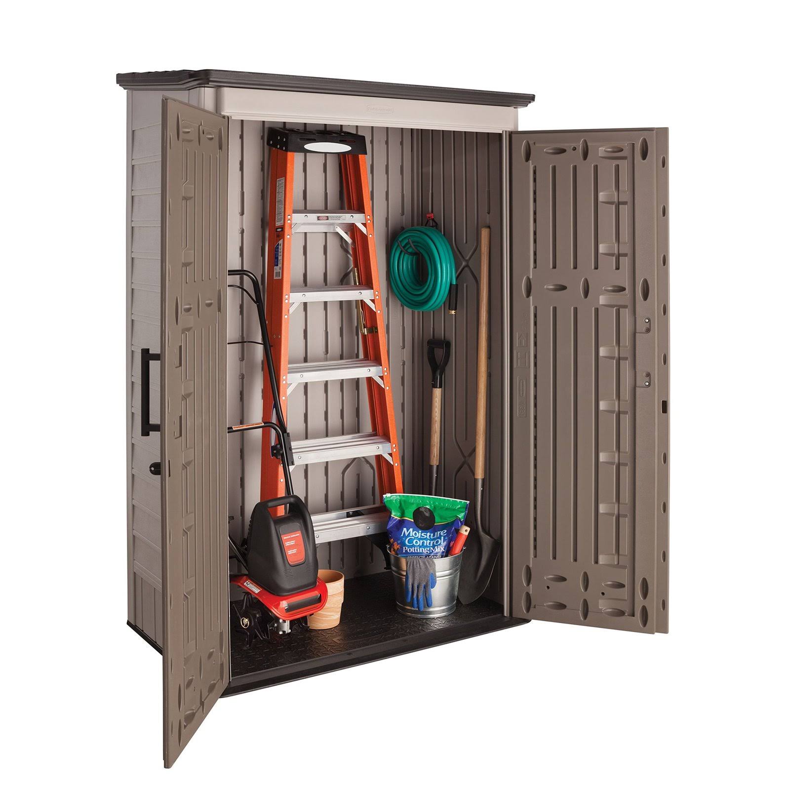 Rubbermaid Large Vertical 52 cu.ft. Outdoor Storage Building Shed - Image 3