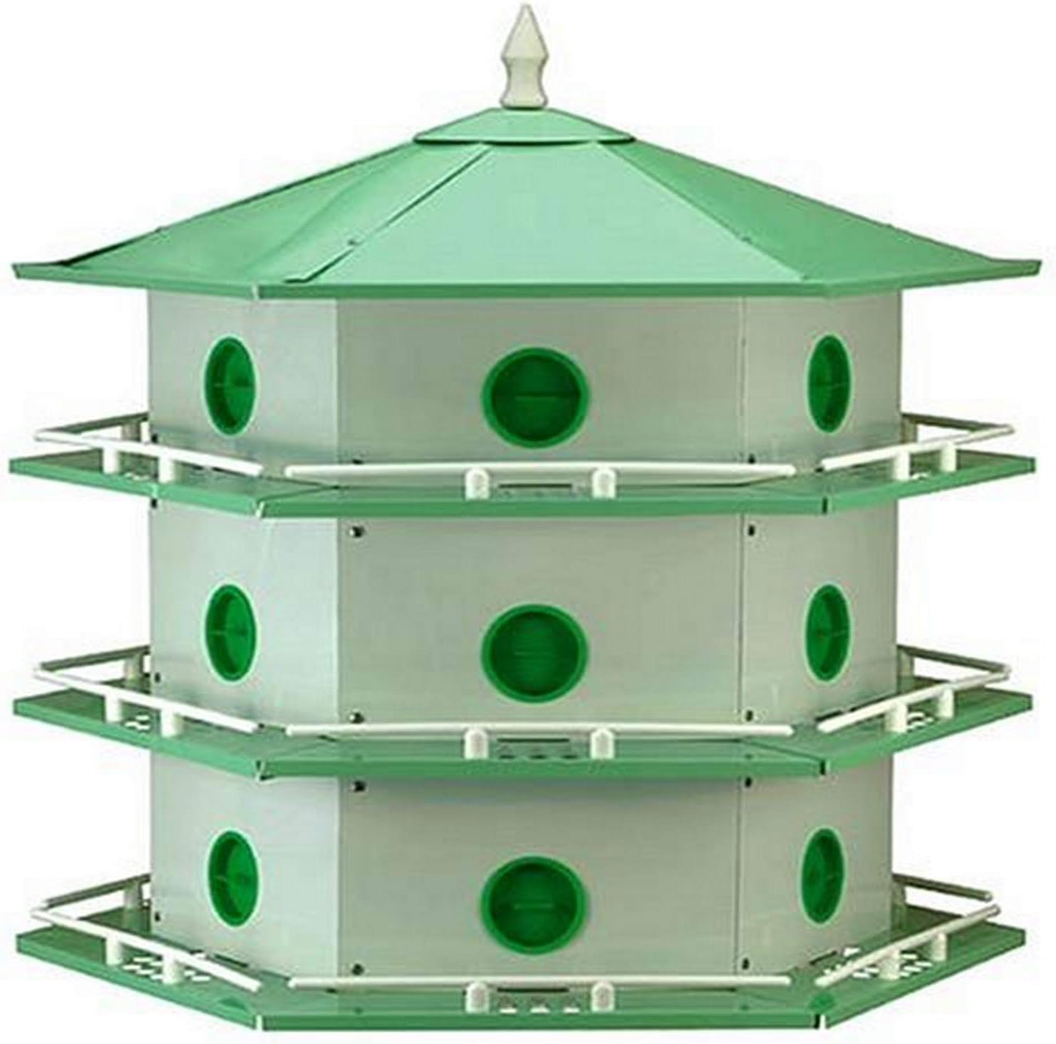Heath Outdoor Products AH-12D 12 Room Aluminum Purple Martin House - Image 4