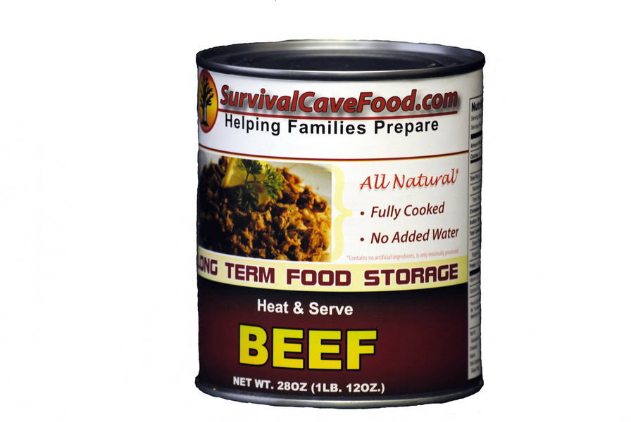 Survival Cave Food Canned Beef Case of 12 28oz Cans - Image 10