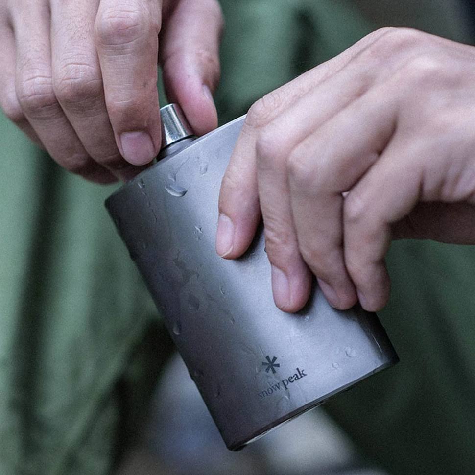 Snow Peak Titanium Flask - Image 5