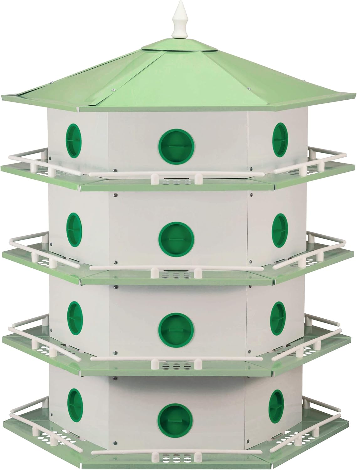 Heath Outdoor Products AH-12D 12 Room Aluminum Purple Martin House - Image 6