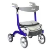 Drive Medical RTL10266BL-HS Nitro DLX Euro Style Walker Rollator, Sleek Blue