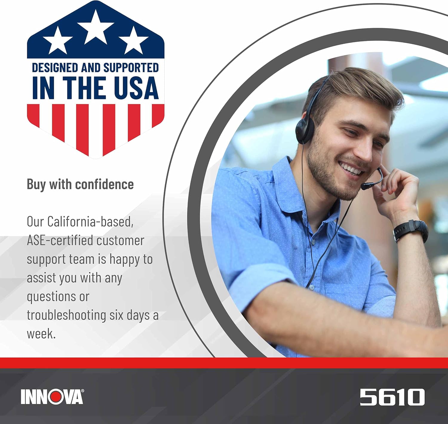 INNOVA 5610 – Newest 2022 OBD2 Diagnostic Code Scanner – BiDirectional System Test, Special Reset Function, All System Scan, Live Data - Image 8