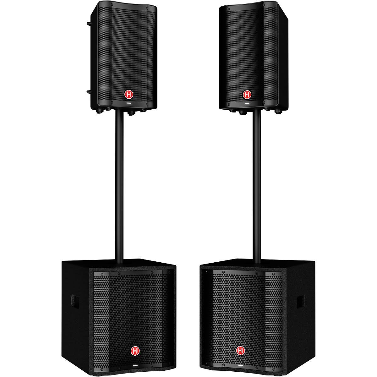 Harbinger Vari V2308 8 in. 2-Way Powered Loudspeaker with Bluetooth, DSP, and Smart Stereo - Image 8