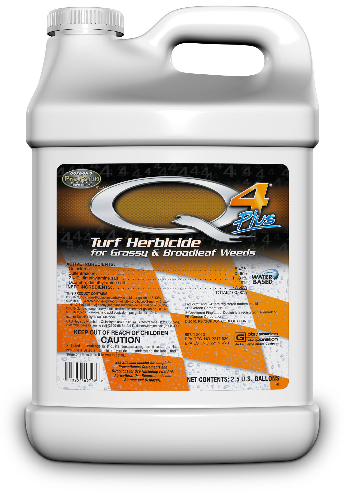 Q4 Plus Herbicide – 2.5 Gallons