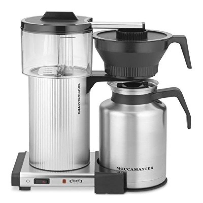 Moccamaster CDT Grand Coffee Brewer, Silver