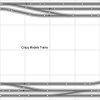 Layout #013 DCC Bachmann HO EZ Track (ns) Nickel Silver – 4& x 8& New – Train Set