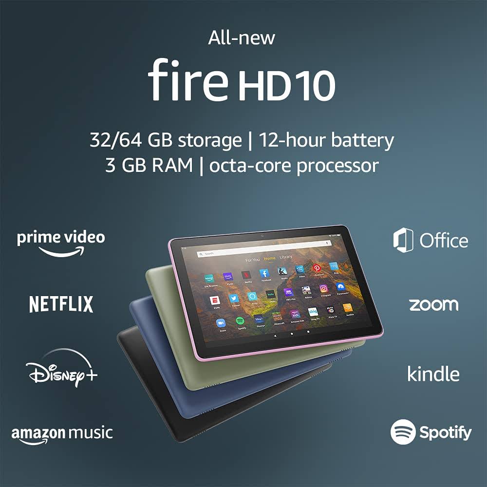 Amazon – Fire HD 10 – 10.1×22- Tablet – 32 GB – Black - Image 5