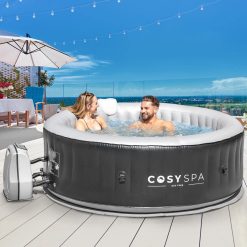 COSYSPA Inflatable Hot Tub Spa [2022 Model] – Outdoor Bubble Hot Tub | 2-6 Person Capacity ?C Quick Heating Hot Tub | Inflatable Hot Tub | Outdoor Inflatable Hot Tub Spa (Hot Tub Only – 6 Person)