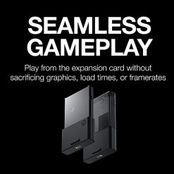 Alternative view of Seagate Storage Expansion Card 2TB Solid State Drive – NVMe SSD for Xbox Series X|S, Quick Resume, Plug & Play, Licensed (STJR2000400) Black