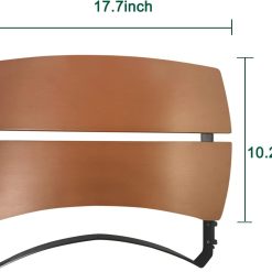Alternative view of Quantfire Side Shelves Big Green Egg Accessories, Composite 2 Slat Egg Mates for Large Big Green Egg with Folding Side Shelves Replacement Parts Grill & Smoker Accessories