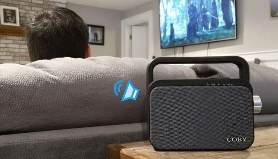 Wireless TV Speaker Coby - Image 2