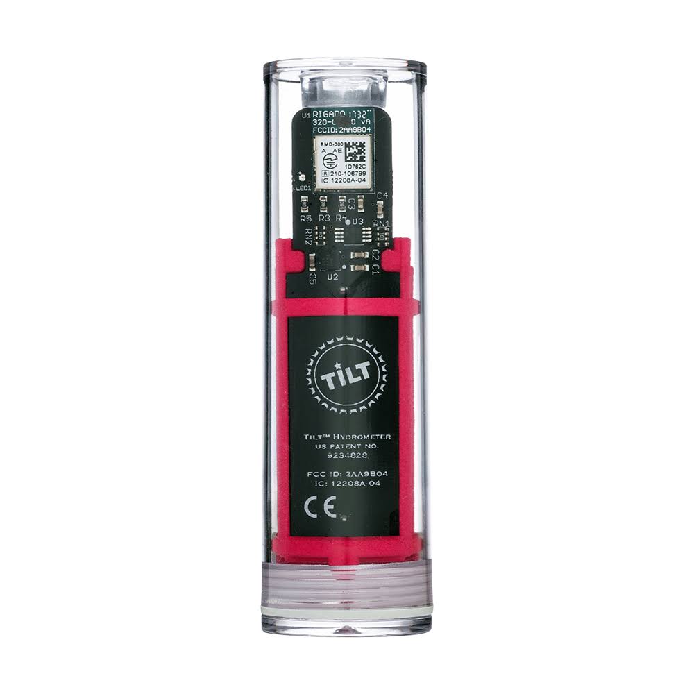 Baron Brew Tilt Wireless Hydrometer and Thermometer Pink