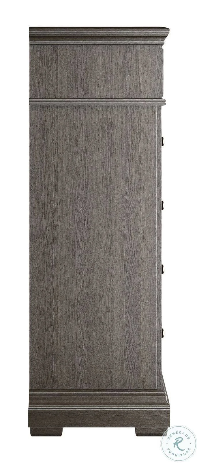 Mikalene – Brown Metallic – Six Drawer Chest B737-46 - Image 5