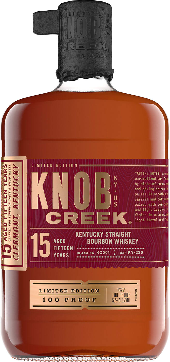 Knob Creek Bourbon 15 Year