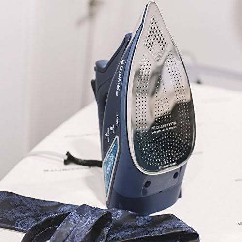 Rowenta DW9280 Steam Force Steam Iron with 400-Hole Stainless Steel Soleplate, 1800-Watt, Blue - Image 6