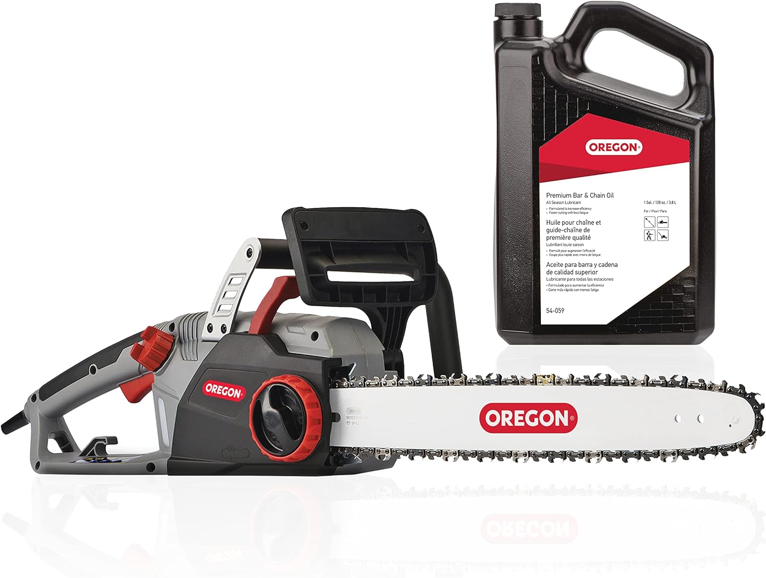 Oregon CS1500 18-inch 15 Amp Self-Sharpening Corded Electric Chainsaw, with Integrated Self-Sharpening System (PowerSharp) and Chain Brake for Safety, 120V - Image 3